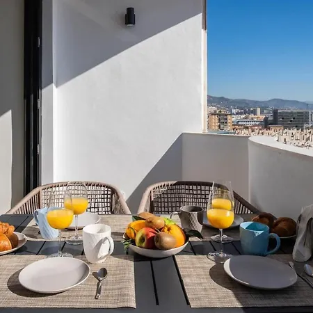 Floor Sea View & Terrace In Malaga! Apartment Malaga